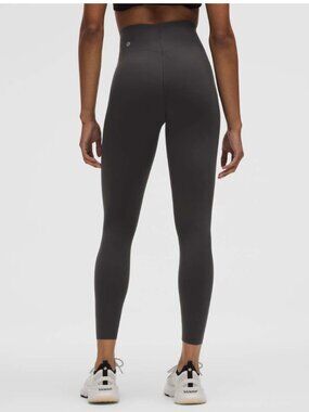 Lululemon NWT Glow Up Super-High-Rise Tight 25" Graphite Grey Size 10